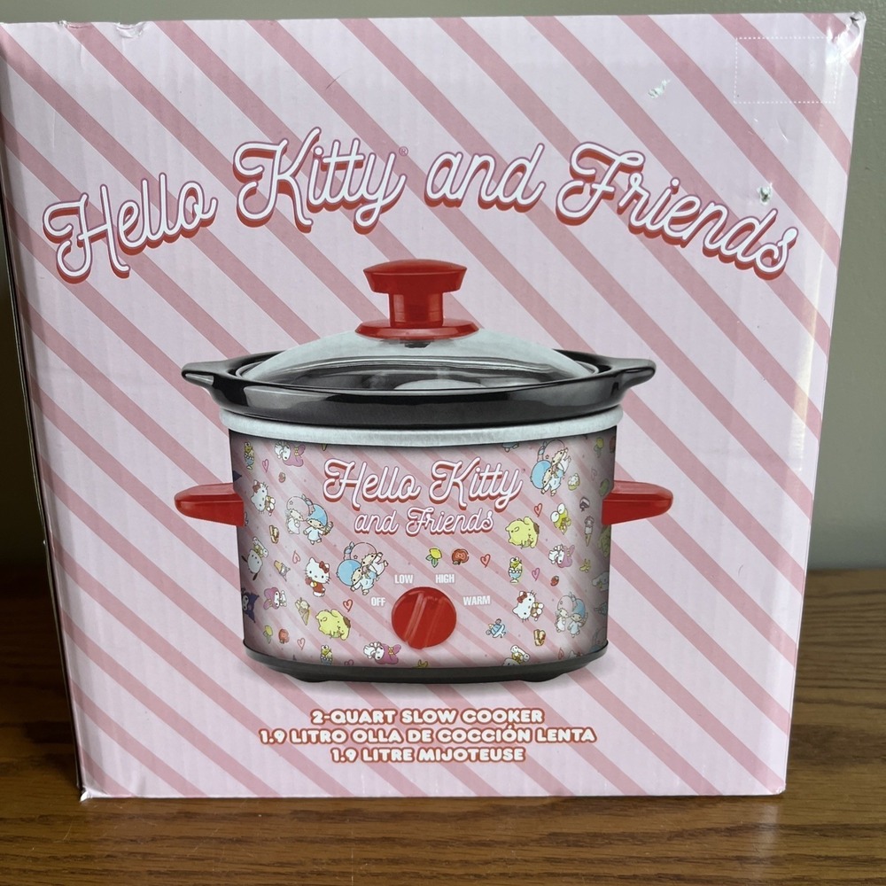 Hello Kitty And Friends Sanrio Slow Cooker 2 Quart Brand New Kitchen Cooking